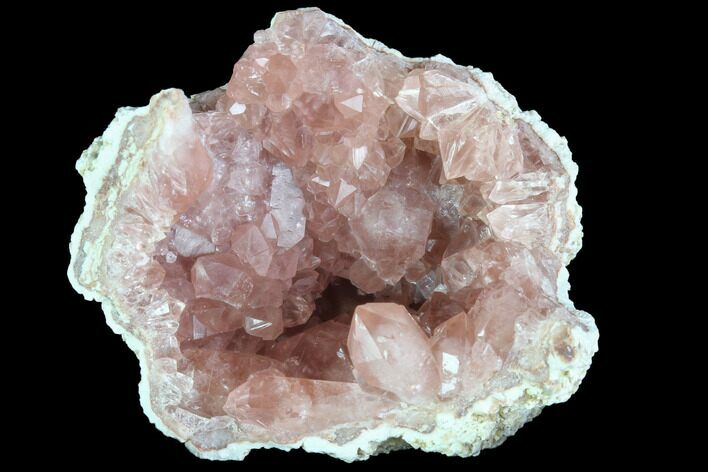Pink Amethyst Geode (NEW FIND) - Argentina #84463